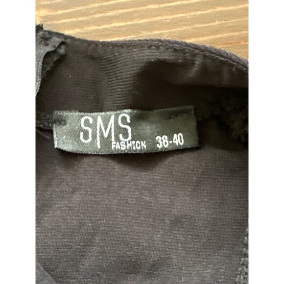 VTG Maxi Ruched Side Old Hollywood Glam Dress 38/40 Black Stunning Romantic - Picture 12 of 16